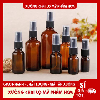 Chai Xịt Phun Sương Thủy Tinh 15ML/20ML/30ML Dùng Chiết Tinh Dầu, Chiết Mỹ Phẩm - Lọ Thủy Tinh - Chai Lọ Mỹ Phẩm