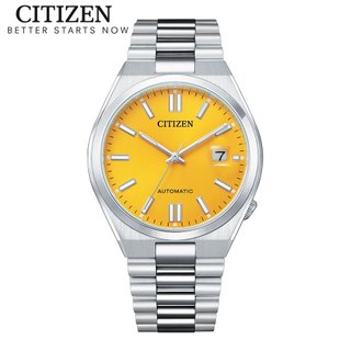Đồng hồ nam citizen tsuyosa automatic dây thép không gỉ nj0150-81z - mặt vàng