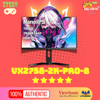 Màn hình viewsonic vx2758-2k-pro-8 27inch 2k 180hz hàng chính hãng mới 100%