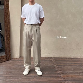 Quần kaki ống rộng - daddy pants ver 2 - de basé
