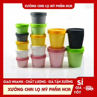 Combo 100 hủ nhựa thái đựng mỹ phẩm 50g/100g/200g
