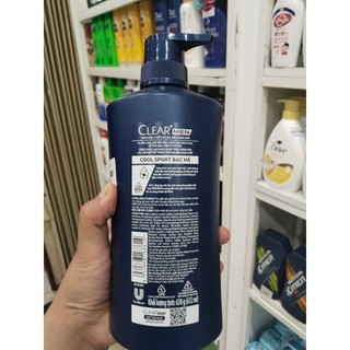 DẦU GỘI CLEAR MEN BẠC HÀ 650G