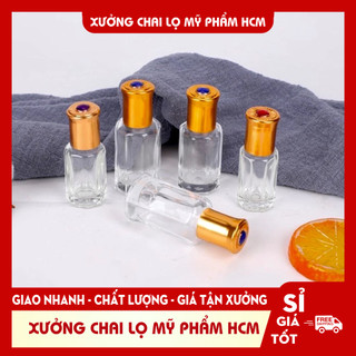 Chai chiết mỹ phẩm tinh dầu bi lăn dubai 3ml