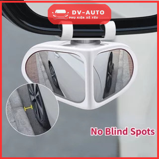  Gương cầu lồi 2 mặt gương thế hệ mới  ô tô mini  xoay 360 độ xóa điểm mù nhỏ gọn tiện dụng by DV Auto 
