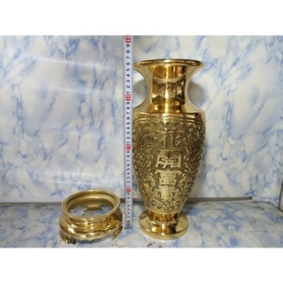 Bình bông Phú Quý 42cm bằng đồng