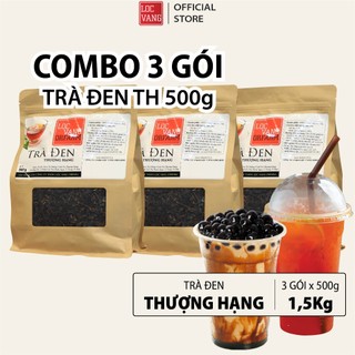  COMBO 3 Trà Đen Hồng Trà Nguyên Liệu Làm Trà Sữa Trân Châu Đường Đen Tự Pha THƯỢNG HẠNG 500g 