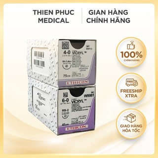 Chỉ Phẫu Thuật Tiệt Trùng Tự Tiêu Vicryl Các Size