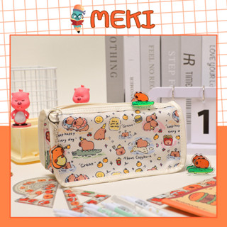 Túi Đựng Bút Capybara Trong Suốt Cỡ Lớn Chống Thấm Nước Phong Cách Hàn Quốc - Văn Phòng Phẩm MEKI