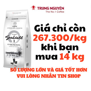 CÀ PHÊ TRUNG NGUYÊN HẠT RANG SUCCESS 1 - CAFE PHA MÁY ĐẬM VỊ