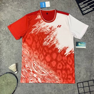 ÁO YONEX CẦU LÔNG MÙA GIẢI MỚI, Áo Cầu Lông Nam Nữ Vải Thun Mè Dày Dặn Dùng Trong Thi Đấu