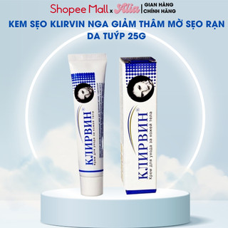 Kem bôi thoa làm mờ sẹo klirvin nga giảm thâm mờ sẹo rạn da tuýp 25g