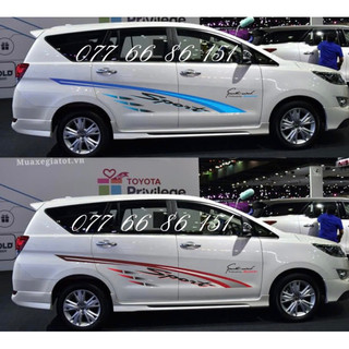 Tem Dán sườn Xe Innova Sport