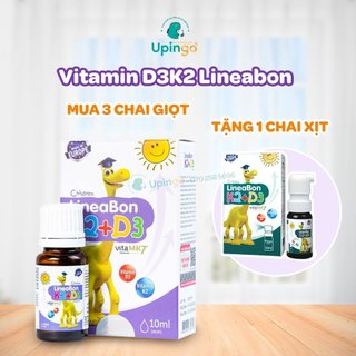Vitamin d3k2 lineabon - tinh khiết giúp bé ngủ ngon, cao lớn