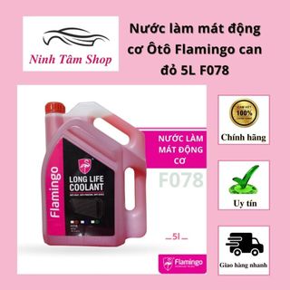 Nước làm mát động cơ Ôtô Flamingo can đỏ 5L F078