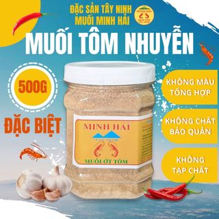 Muối ớt tôm siêu cay 500g minh hải cao cấp siêu ngon, bán chạy nhất, đặc sản tây ninh