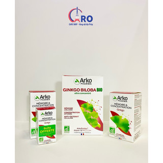 Bổ não Ginkgo Arkopharma của Pháp hộp 150v