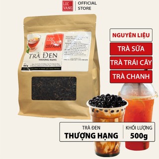  Trà Đen Hồng Trà Nguyên Liệu Làm Trà Sữa Trân Châu Đường Đen Tự Pha THƯỢNG HẠNG 500g 