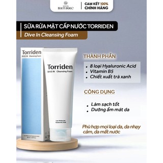 Sữa rửa mặt torriden dive-in cleansing foam