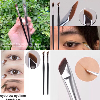  Cọ Đầu Cong Đa Năng Giúp Kẻ Eyeliner Bọng Mắt Tém Mày 