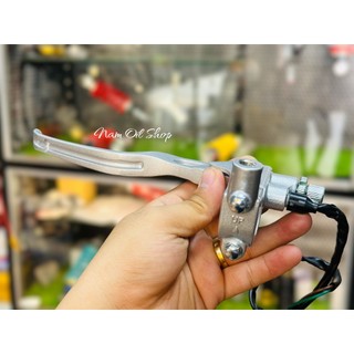 Tay côn dây RCB E3 màu bạc cho xe máy