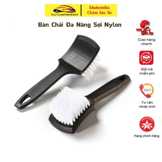 Bàn Chải Sợi Nylon Vệ Sinh Lốp Ô Tô Xe Máy, Vệ Sinh Thảm ,Khoáng Máy Xe 22cm