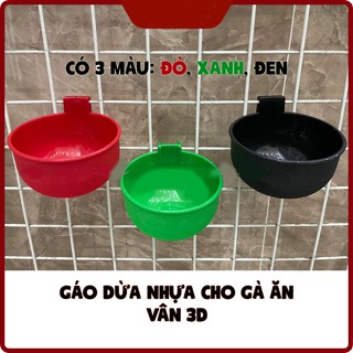 Gáo dừa nhựa mẫu mới cho gà ăn hàng loại 1 ( GIÁ TẠI XƯỞNG SẢN XUẤT )