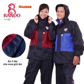 Áo mưa bộ hai lớp Rando 2 công dụng ( sỉ inbox)