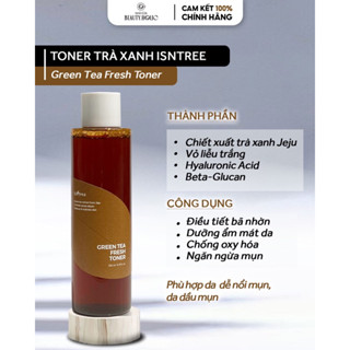 Nước hoa hồng trà xanh ISNTREE GREEN TEA FRESH TONER
