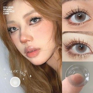 Kính áp tròng Gtrendy OCEAN GRAY xám tây nhũ ngọc cận 6 tháng G.DIA14.2mm có độ (0-8)NỘI ĐỊA TRUNG