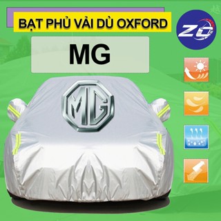 Bạt trùm xe ô tô MG 5, MG ZS vải dù oxford cao cấp áo trùm che phủ xe hơi, tráng bạc