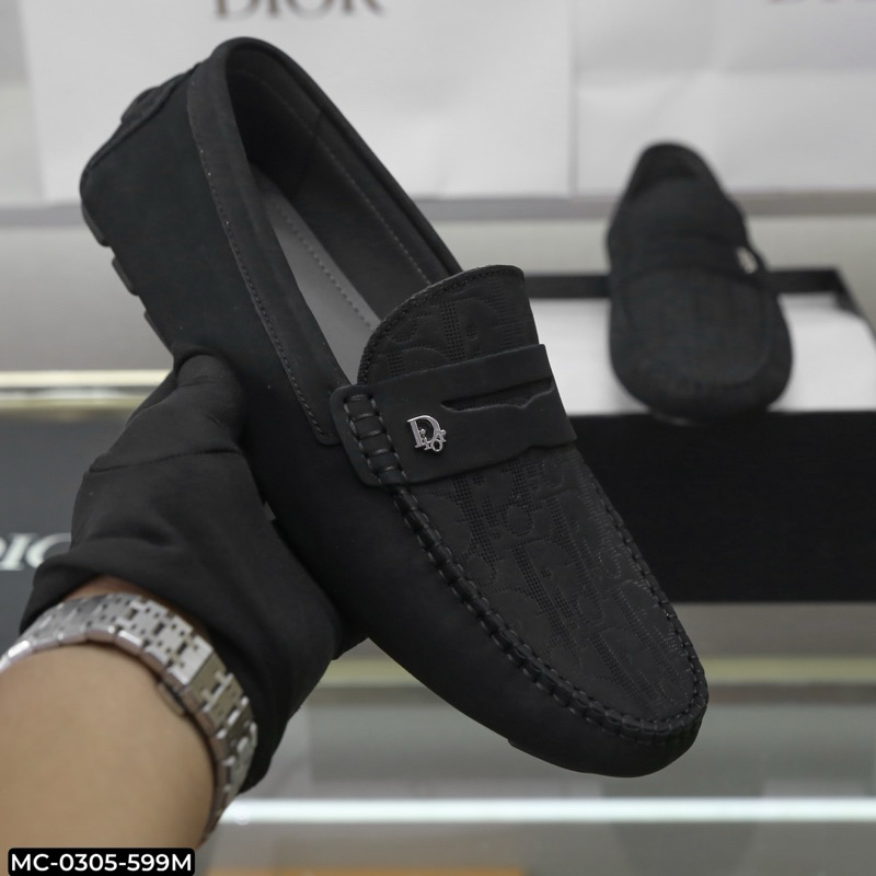  Giày Mocassin Nam Giày Moca Da Búc Đế âm - Bảo hành 12 tháng ✅   Ảnh lên chân   - MC0305 