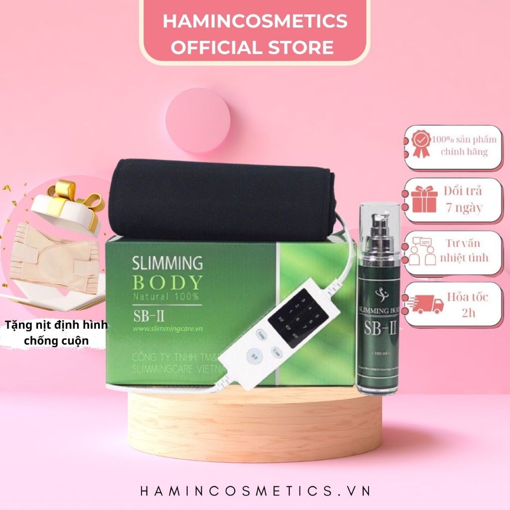 Đai Nịt Bụng Ủ Nóng Slimming Body sb2 Giúp Cải Thiện Mỡ Bụng, Định Hình Dáng Đẹp