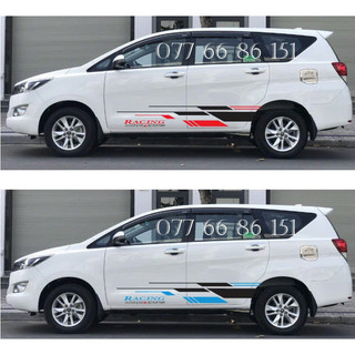 Tem Dán Sườn Xe Innova. Tem Dán Chân Xe Innova