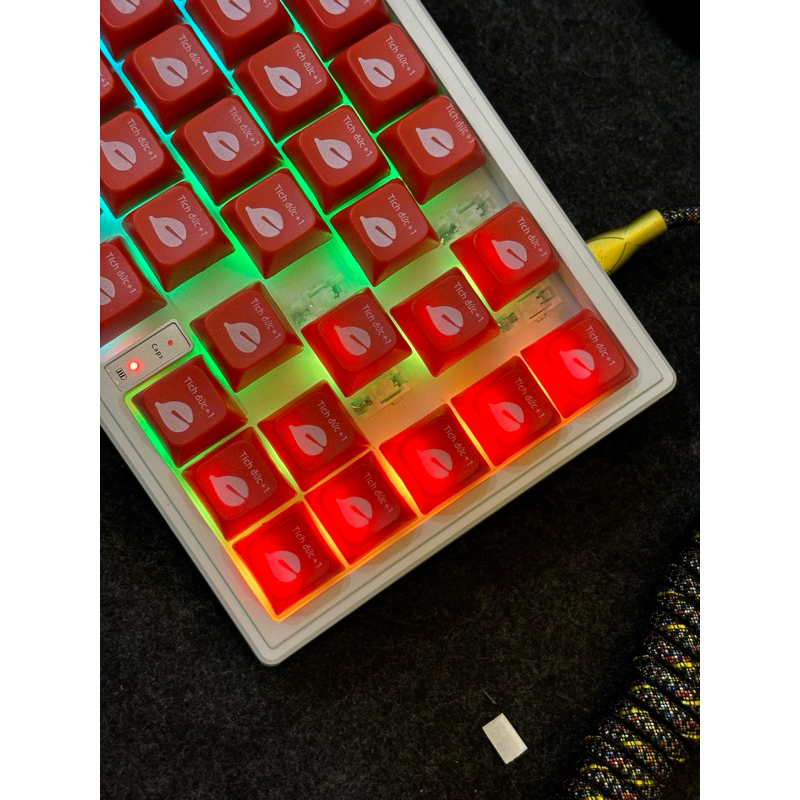 Keycap bàn phím cơ keycap tích đức +1 trang trí bàn phím đặc sắc