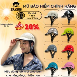 Mũ bảo hiểm BRABUS chính hãng, mũ bảo hiểm an toàn, thời trang, nhiều màu sắc (53-60cm)