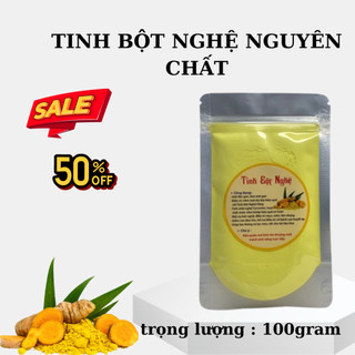 Tinh bột nghệ nguyên chất gói 100gram