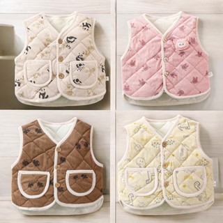 áo khoác áo gile áo nỉ trần bông nhiều màu hàng QCCC, áo khoác bé trai bé gái 7-16kg(From rộng)