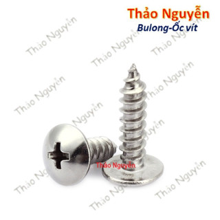 Vít răng thưa inox 304 Vít bắn gỗ đầu dù size M3 M4 M5