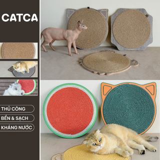 Bàn cào móng thừng CATCA mèo cào siêu bền và sạch nhà không rơi vụn