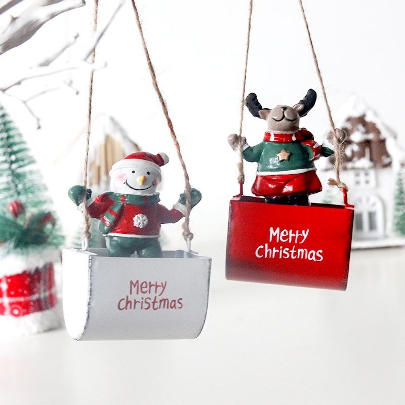 Hòm Thư Xích Đu PKT05 Treo Cây Thông Noel Phụ Kiện Trang Trí Giáng Sinh
