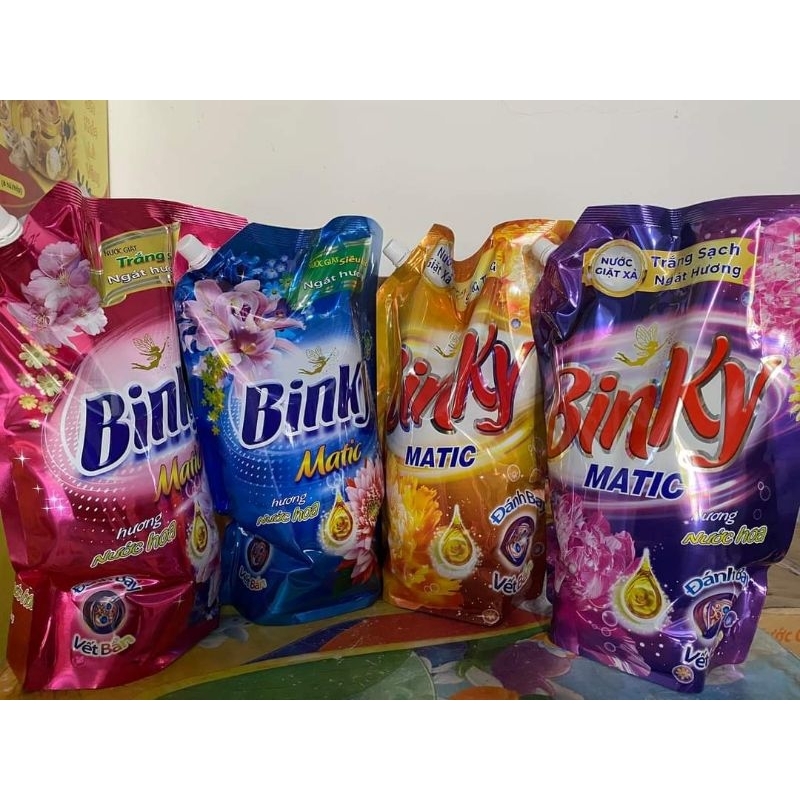 Nước giặt siêu thơm BinKy 3,1kg( 3L)