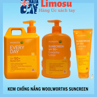 Kem chống nắng Woolworths Úc kem chống nắng body 1 lít kem chống nắng can 50SPF++ (date 2026)