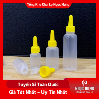 100 Lọ Nhựa Nhỏ Mắt 5ml/10ml/20ml - Chai Chiết Mực, Hương Liệu - Chai Nhỏ Giọt - Chai Lọ Chiết Mỹ Phẩm - Dụng Cụ Spa