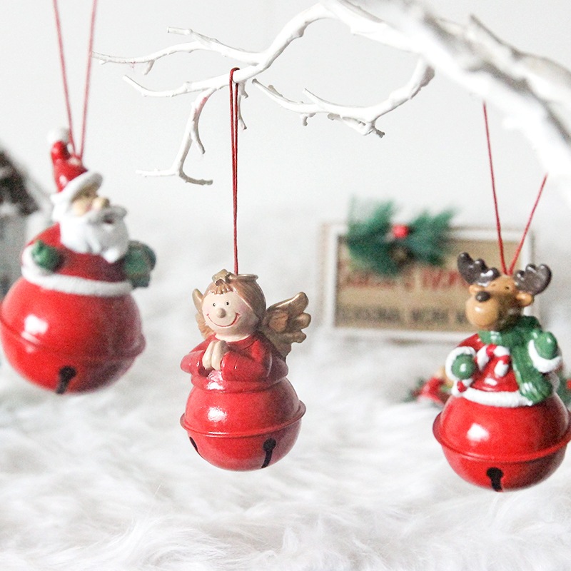 Hình Lục Lạc Xinh Xắn PKT02 Treo Cây Thông Noel Phụ Kiện Trang Trí Giáng Sinh
