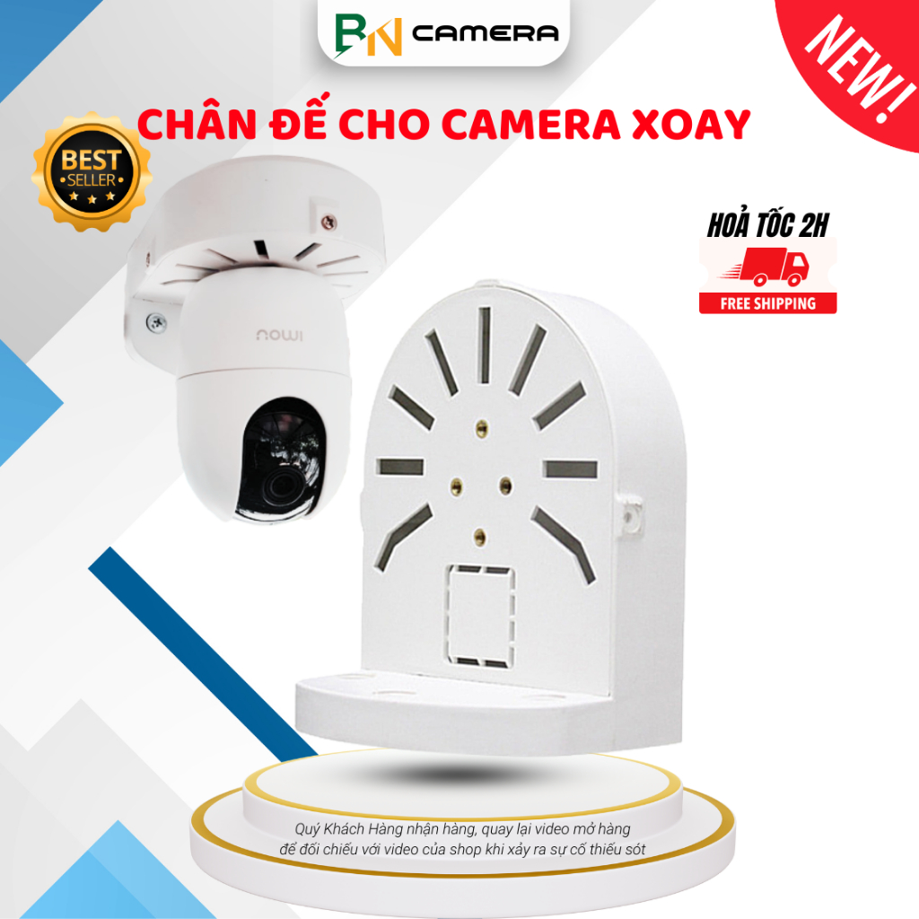 Chân đế lắp camera IP dome nhỏ gọn