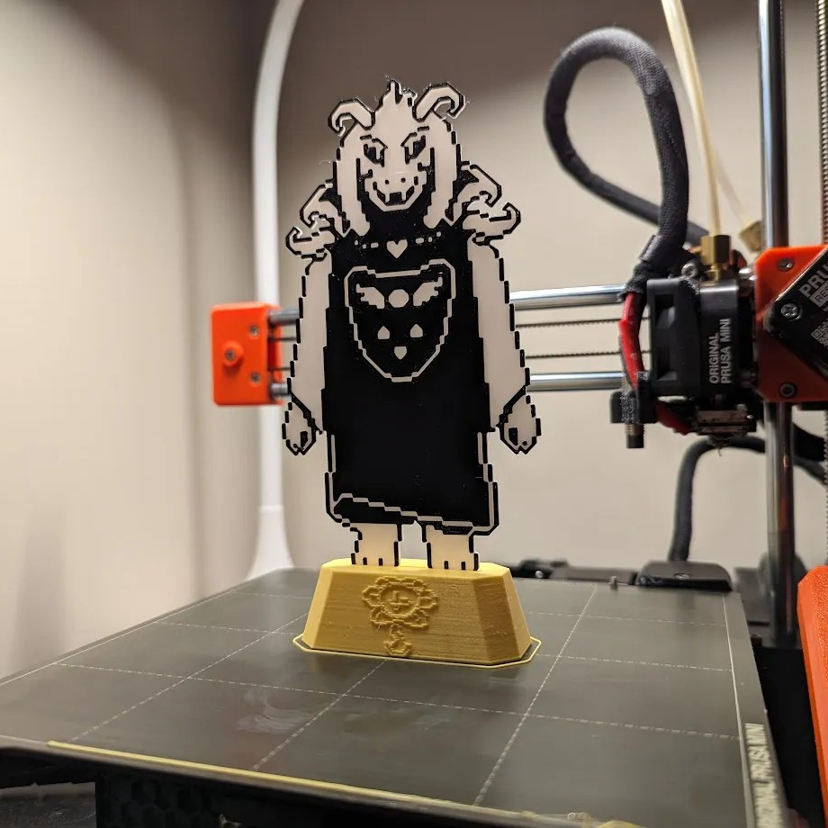 Mô hình Asriel Dreemurr Undertale 2D