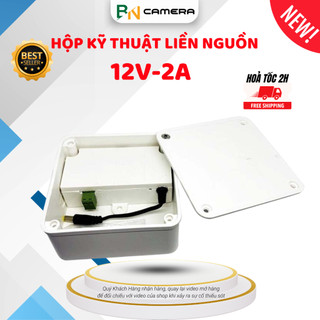 Hộp kỹ thuật liền nguồn VSC 12V-2A chuyên dụng, tiện dụng, thẩm mỹ