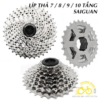 Líp thả líp 7 líp 8 líp 9 líp 10 tầng xe đạp saiguan