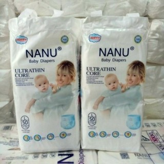 COMBO 100 BỈM QUẦN NANU BABY 100 MIẾNG đủ size
