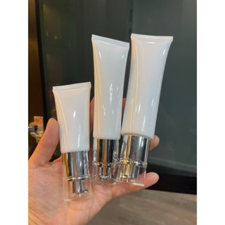 vỏ tuýp đựng kem chống nắng, sữa rửa mặt ,  TUÝP ĐẦU BƠM BẠC 30g, 50g, 100g